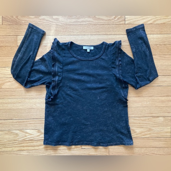 🖤 EUC/like new Eri + Ali washed ruffle top - Picture 5 of 12